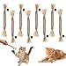 wlsvega 8 StüCk Katzenminze Sticks - Katzen Zahnpflege - Kauspielzeug Katze - Spezielle ZahnbüRste FüR Katzen, Pflegt Die ZäHne, Erfrischt Den Atem Und Lindert Den Zahndruck Bei Wohnungskatzen