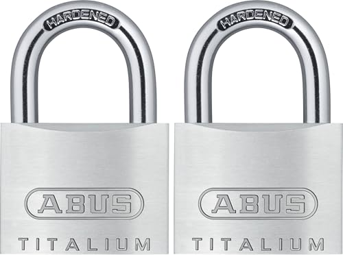 ABUS ABU54TI40TC 54TI/40 Vorhangschloss, 2er Set, 40mm, 2 Stück ABUS ABU54TI40TC 54TI/40 Vorhangschloss, 2er Set, 40mm, 2 Stück