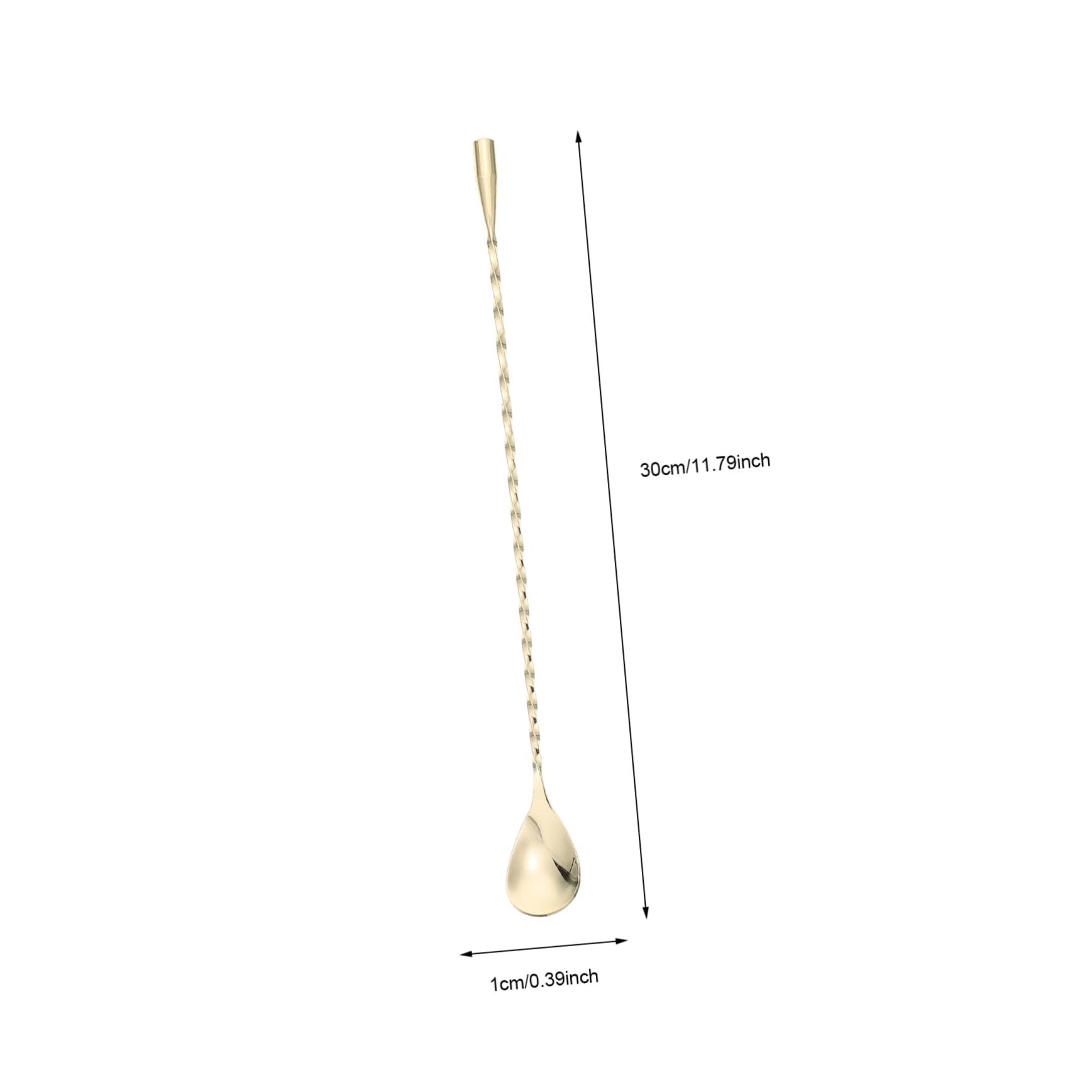 ABOOFAN 3 Pz Cucchiaio Da Bar Cocktail Acciaio Inossidabile Bevande Bicchiere