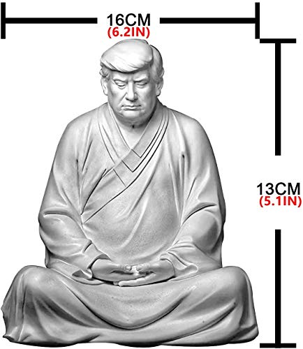 Estatua de Resina de Donald Trump tipo Buda miniatura 2