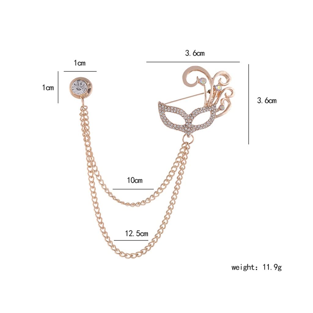 Spilla da Uomo e da Donna Accessori per Giacca Corpetto Decorativo