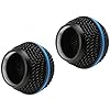 Generic Replacement RK323G Black Replacement Grille for Shure Beta 58A Wireless Microphone QLX-D, ULX, ULX-D, SLX, BLX4R，with Windscreen, Black, 2 Pack #1
