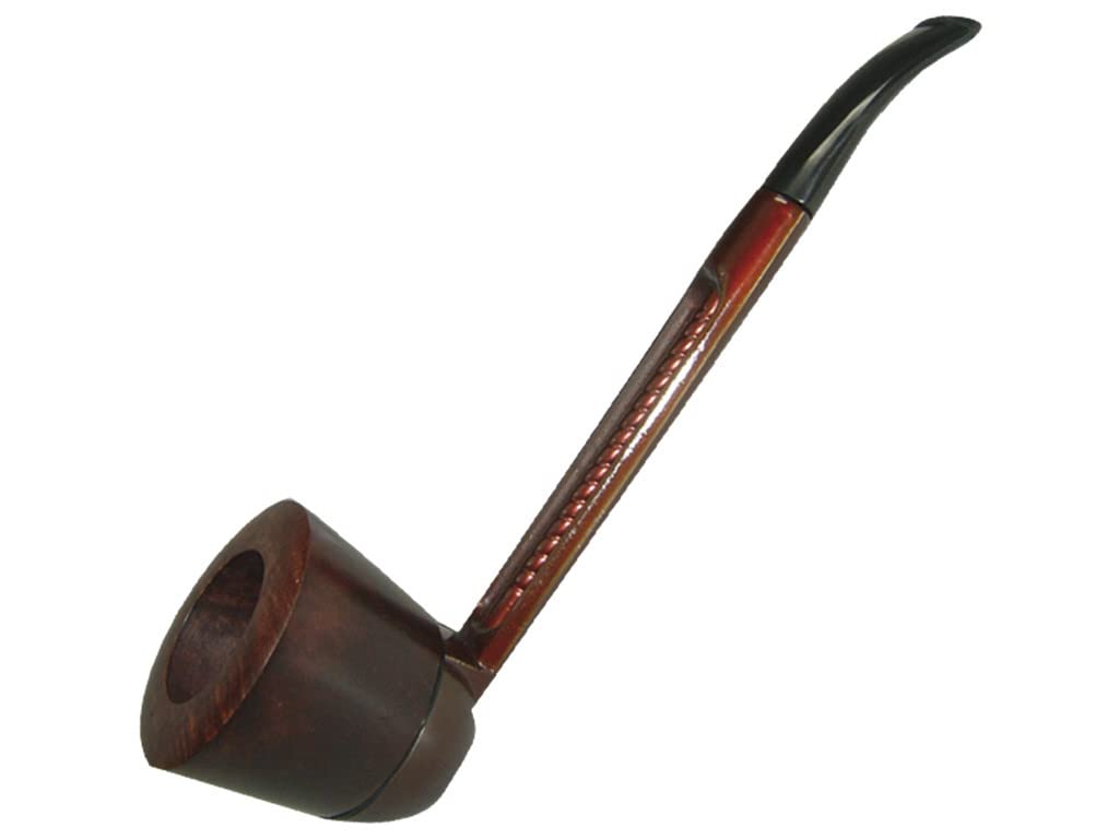 Falcon Extra Holzpfeife, halbgebogen, Spezialfilter Falcon