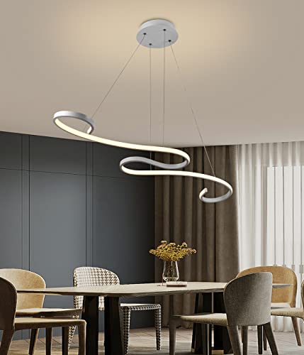 Lampadario Led a Sospensione Soffitto Design Moderno Luce Calda Fredda