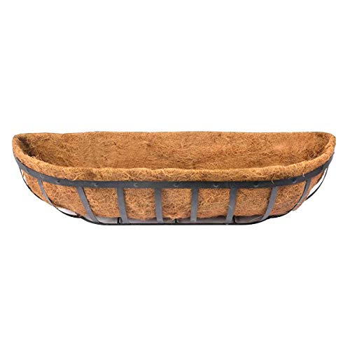 HHTHH 2pcs Trough Coco Liner 30 inch Wall Planter Replaceable Coco Liner for Window Box, Fence Flower Baskets- by HHTHH - Image 4