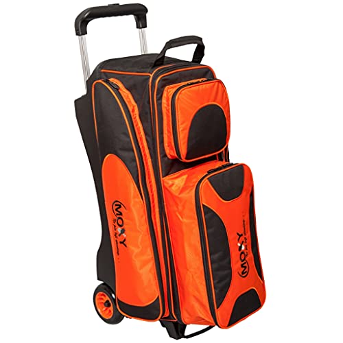 Moxy Deluxe 3 Ball Roller Bowling Bag Orange/Black, 12X13X17 #TOP4