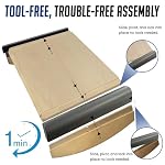 Tiel Ergonomic Foot Rest for Under Desk at Work, Rocking Footrest with Comfort Support, Office Foot Stool for Desk Chair, Leg Rest Stand for Home and Remote Office - Image 3
