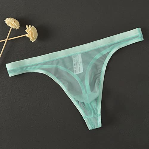 Ice Silk Thongs for Mens,Men's Underwear T-Back Thong G-String3