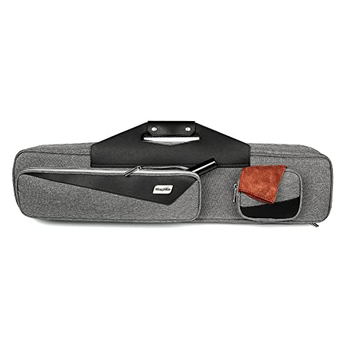 Mangorun Pool Cue Case 4X4 With Backpack Straps Carrying Case For 4 Pool Cues (Blue) #TOP2