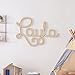 Custom Personalized Wooden Name Sign 12-55" WIDE- LAYLA Font Letters Baby Name Plaque PAINTED nursery name nursery decor wooden wall art, above a crib