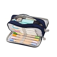 Amazon.co.jp: 筆箱・ファスナー付き筆箱 ピュアカラー 防塵 学校用