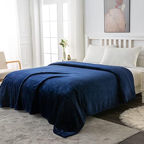 softan Fleece Blanket large Bed Throws fluffy and warm Soft flannel throws for sofas, Bedroom, Travel, camping, black 150x200cm