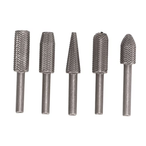 Brocas para Amoladora, Lima Rotativa para Carpintería, Broca para Pulir con de 6 Mm, Broca para Ranurar Madera, Herramienta para Tallar y Pulir Madera Dura, Herramientas Rotativas
