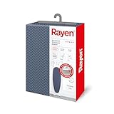 Rayen | Funda Tabla de Planchar Universal | Funda de Planchar Elástica | 4 capas: Espuma, Muletón, tejido 100% Algodón, Calidad Titanium | Gama Premium XXL | Medida: 150 x 55 cm | Azul Oscuro