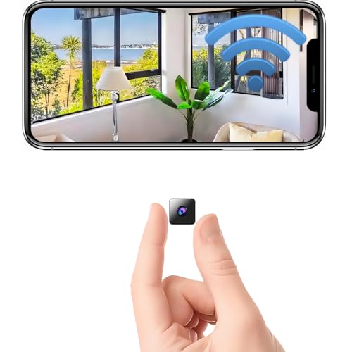 2026 Mini Wireless Security Camera 1080P HD Small Magnetic Home WiFi Micro Camera Nanny Cam with Motion Detection Cloud & SD Storage Night Vision Tiny Cameras Wide Angle for Home Baby Office Indoor
