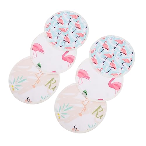 UPKOCH 3 Pares Protectores Mamarios Almohadilla Alfombrillas De Antiderrame Lactancia Alfombrilla De Sujetador De Maternidad Estera Suministros De Enfermería Fibra De Bambu