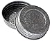 Galvanized Vintage Reproduction Lids for Mason, Ball, Canning Jars (4 Pack, Regular Mouth)