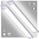 【Energieeinsparung und Umweltschutz】Die Leuchtstofflampe verfügt über einen neuen LED-Chip, der extrem hell ist. Gleichmäßige und helle Beleuchtung Das Licht kann effektiv mehr als 85% Energie sparen, sehr umweltfreundlich