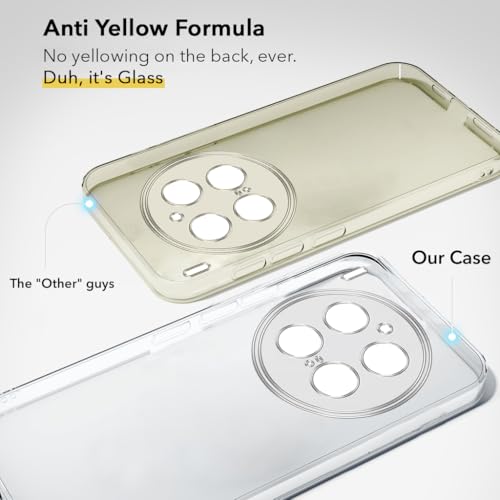 Image of Jkobi Lifetime Anti-Yellow Clear Back Cover Case for Vivo X300 Pro (Sleek Hard Crystal | Shockproof and Camera Protection)