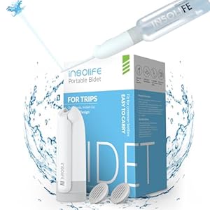 Portable Bidet | High Pressure Travel Bidets with Adapter | Rechargeable Portable Electric Bidets for Men & Women Cleaning | Portable Bidet for Travel