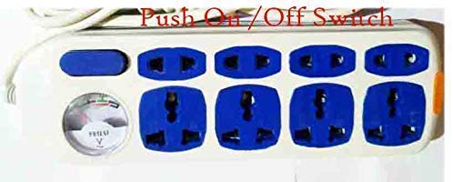 8 Way Port Buster Multipin Socket Surge Spike Protector Indicator with 10 M Long Cable-image-3