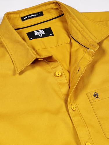 Image of Thomas Scott Men Classic Slim Fit Cotton Casual Full Sleeves Shirt