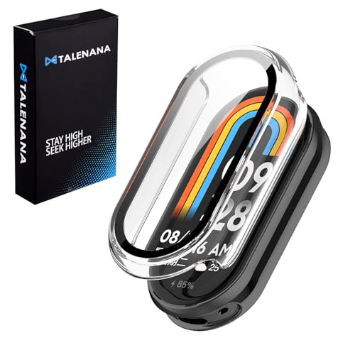 TALENANA for xiaomi smart band 9�P�[�X �V���I�~ �X�}�[�g�o���h9�ی�J�o�[ �K���X�t�B���� ��̌^ PC�f�� �S�ʕی� �����^ �����ȒP �ϏՌ� �����ߗ� �w��h�~ ���h�~ �V���I�~ �X�}�[�g�o���h9�A�N�Z�T���[ xiao