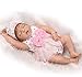 Pedolltree Reborn Baby Dolls Silicone Full Body Girl Sleeping Reborn Dolls Realistic Soft Vinyl Baby Doll Lifelike 22'' Newborn Doll Children Gifts