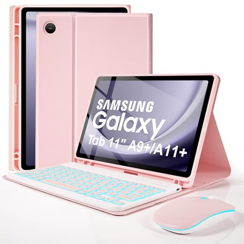 Funda teclado Samsung Tab A9+ y A11+ que soluciona la falta de puertos y ratón