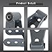 waltyotur Rear Lowering Drop Shackle Kit 2-3 Inch Replacement for Sierra Silverado 2007-2018 Replacement for SE702001