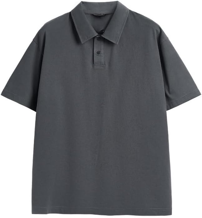 HBJWOV Fashion Lapel Pullover Short Sleeves Casual Cotton Breathable T-Shirt Outdoor Sports Classic Tops Vest