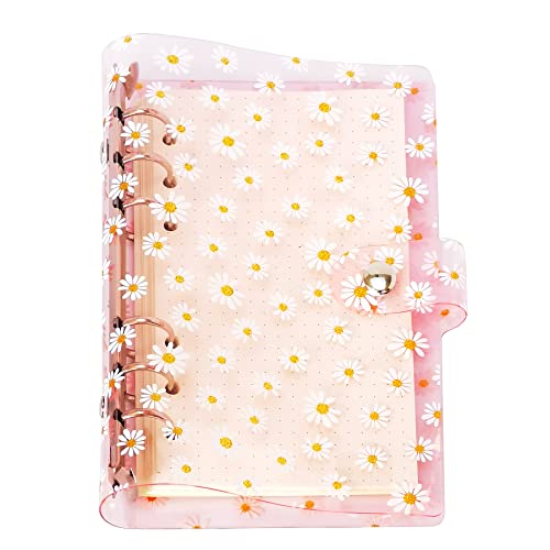 Calendriers et agendas A6 6 trous avec organiseur de bureau en PVC coloré Daisy