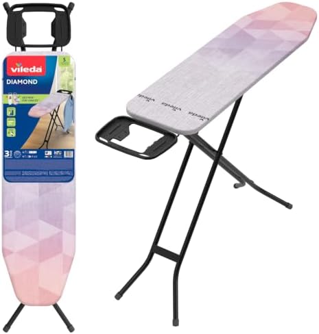 Vileda Tabla de Planchar de Acero Diamond S, Altura Ajustable has...