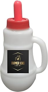 Farmer King Heavy Duty Calf Milk Feeding Bottle with Food Grade Quality Nipple | Milk Feeding Bottle for Cow Baby | 2.5 LTR | Price In India