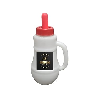 Farmer King Heavy Duty Calf Milk Feeding Bottle with Food Grade Quality Nipple | Milk Feeding Bottle for Cow Baby | 2.5 LTR |