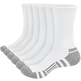 Conception rembourrée:Ces chaussettes pour hommes sont dotées d'une semelle entièrement rembourrée en tissu éponge qui offre une sensation de douceur et de confort sous le pied.Le talon et les orteils bénéficient d'une absorption des chocs et d'une protection contre les impacts renforcées,garantissant un confort optimal et sans ampoules.