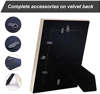 Meetart 8x10 2 Pack Mirror Photo Frames Sets for Wall Pictures Decor or Table Stand