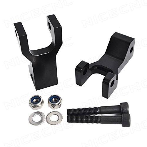 Nicecnc Atv 3.5" Track 2" Front Lowering Kit Compatible With Yamaha Raptor 350/660R/700, Yfz 450, Blaster 200, Banshee 350 Yfz350 87-08, Warrior 350 87-04/Compatible With Honda Trx400Ex Trx450R #TOP6