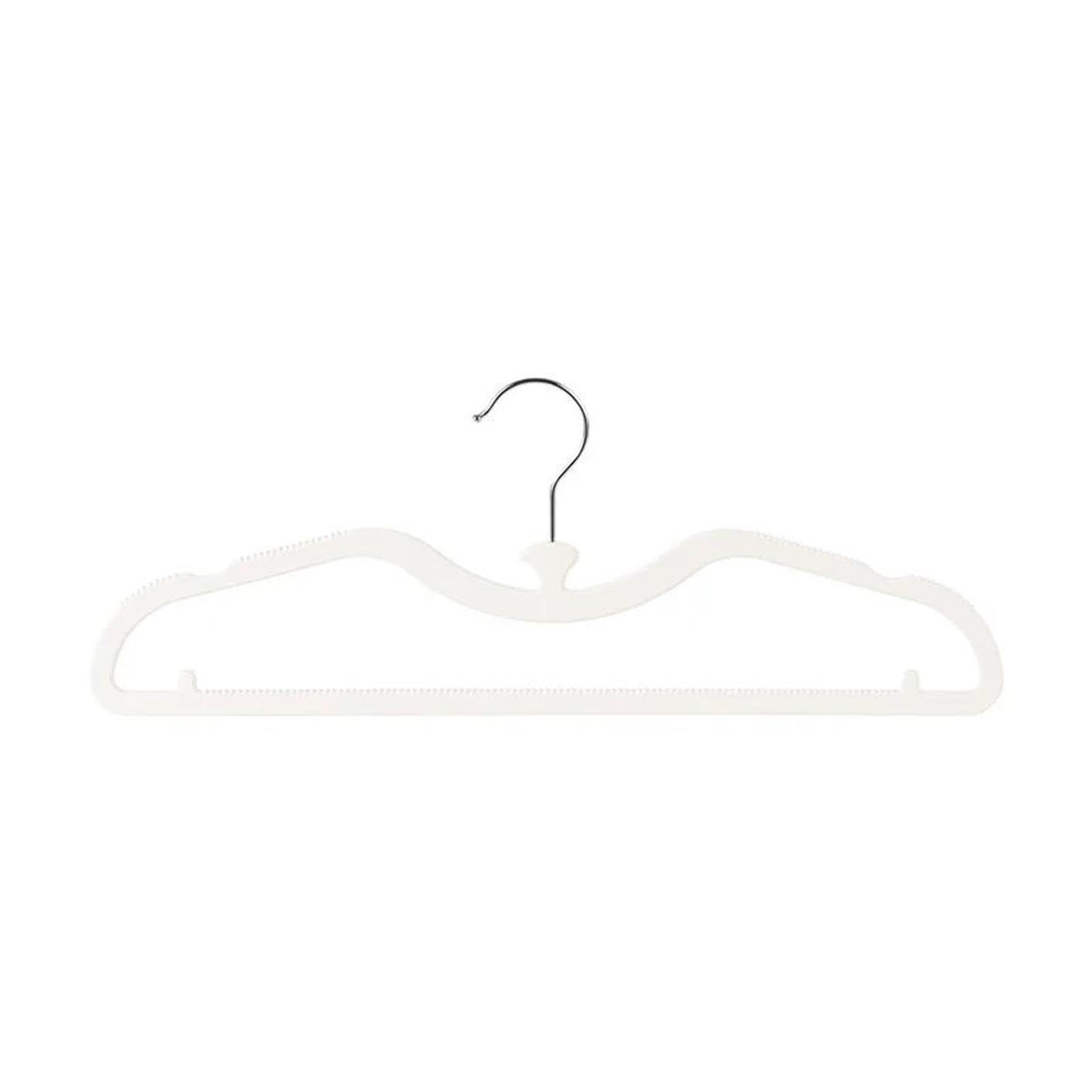 5/10 szt. Pionowe wieszaki oszczędzające miejsce Gładki wieszak z obrotowymi haczykami do regału z krótką szyją(10pcs)