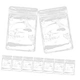 FOMIYES 100 Stück Schmuckbeutel Mit Reißverschluss Kleine Aufbewahrungstaschen Ohrring -aufbewahrungstaschen Halskette Aufbewahrungstasche Ohrringe Taschen Ringbeutel Plastik Transparent