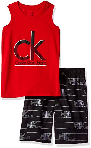 Calvin Klein Boys' Boys 2 Pieces Tank Top Short Set