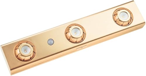 LUXSWAY Luz LED para debajo del gabinete con control remoto, funciona con pilas, luz cambiante de colores con temporizador, barra de iluminación