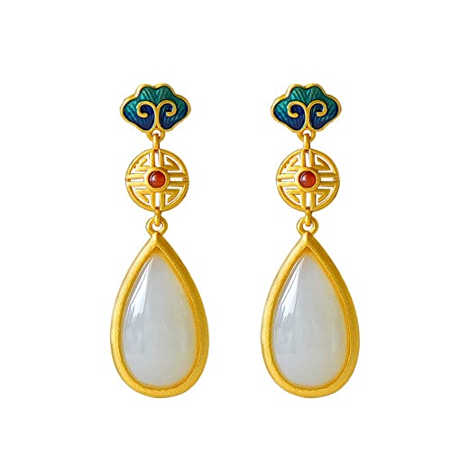Earrings, Oriental Classical Design, Elegant, Loyalty