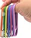 RuiLing 40-Pack 4 Inches Mega Large Paper Clips - 8 Colors Per Color 5pcs 100mm Cute Paper Needle Multicolor Bookmark,Office Supply Accessories