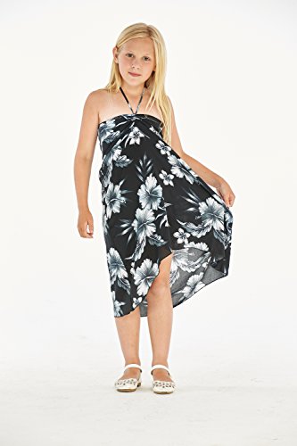 Image of Hawaii Hangover Family Matching Hawaiian Clothes, Midnight Bloom | Family matching Hawaiian outfits, Midnight Bloom, lightweight rayon, machine washable, tropical floral print, luaus, cruises