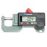 Hrph Portable Precise Digital Thickness Gauge Meter Tester Micrometer 0 to 12.7m Caliper