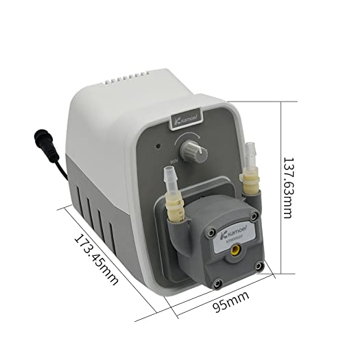 Kamoer Kcp600 Peristaltic Pump 24V High Flow Liquid Dosing Pump 250-600Ml/Min Adjustable With Bpt Tube 6.4X9.6Mm #TOP4