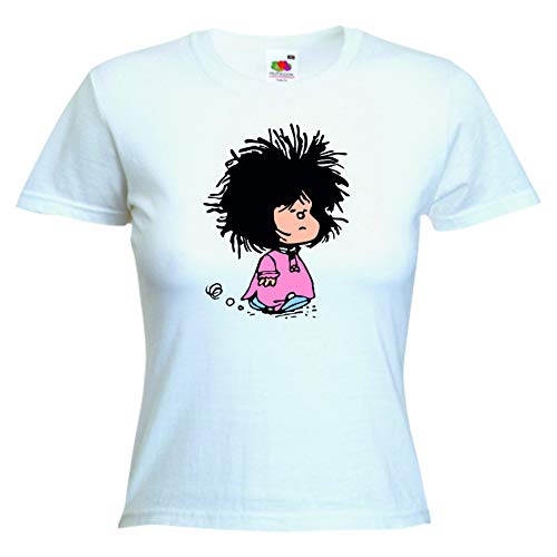 DrMugCollection Camiseta Mafalda Sleep Mujer (S)