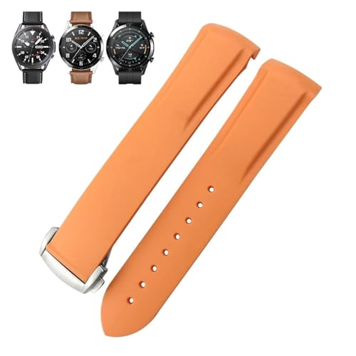 Bracelet de montre en caoutchouc 22 mm 20 mm compatible Omega Seamaster