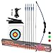 KESHES Archery Recurve Bow and Arrow Youthbow Set - Beginner Bows for Outdoor Hunting
